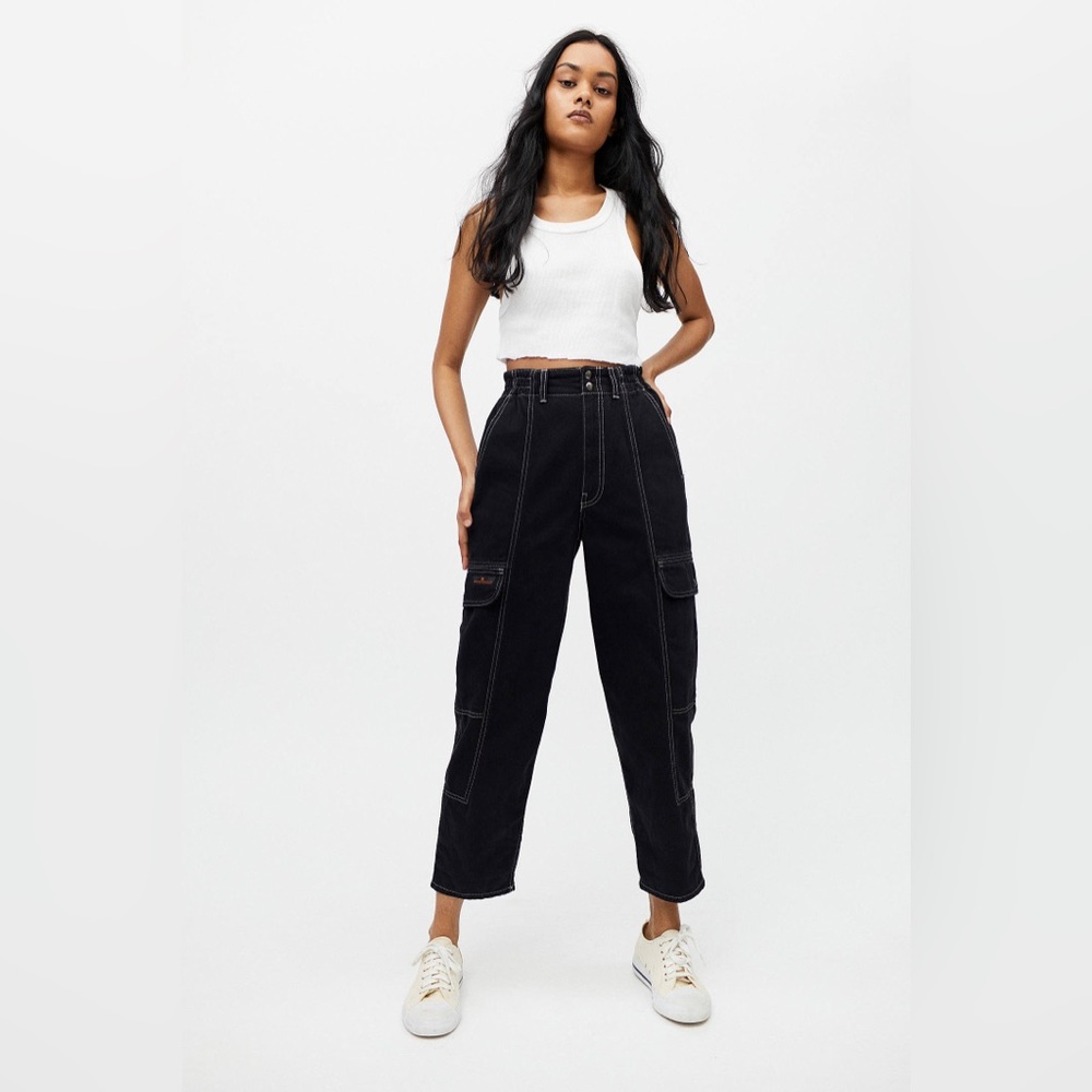 BDG High-WaistedRelaxed Skate Carpenter Jean – Black Denim